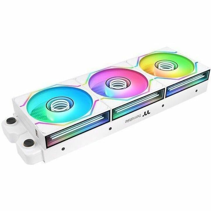 Alternate-Image1 Image for Thermaltake SWAFAN 140 EX INFINITY ARGB Sync PC Cooling Fan - Snow (3-Fan Pack) - 3 Pack