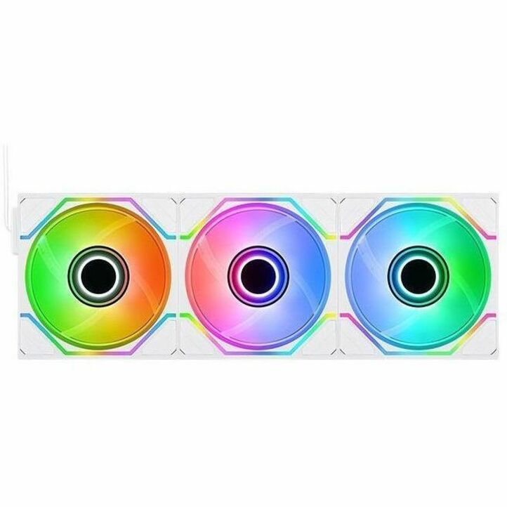Alternate-Image2 Image for Thermaltake SWAFAN 140 EX INFINITY ARGB Sync PC Cooling Fan - Snow (3-Fan Pack) - 3 Pack