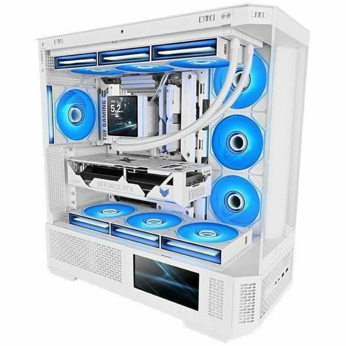 Alternate-Image4 Image for Thermaltake SWAFAN 140 EX INFINITY ARGB Sync PC Cooling Fan - Snow (3-Fan Pack) - 3 Pack