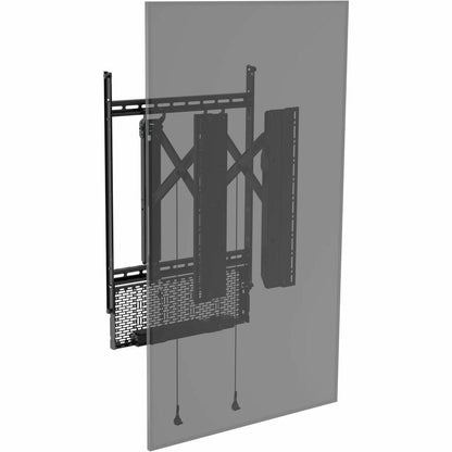 Alternate-Image5 Image for Chief Tempo Wall Mount for Flat Panel Display, PDU, Power Strip, Digital Signage Display - Black - Portrait