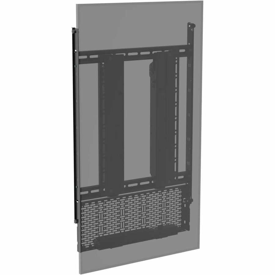 Alternate-Image2 Image for Chief Tempo Wall Mount for Flat Panel Display, PDU, Power Strip, Digital Signage Display - Black - Portrait