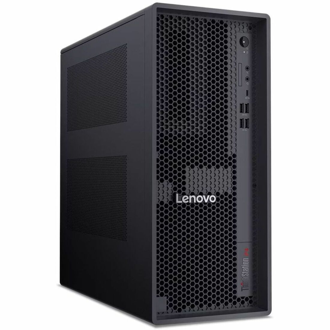 Main Image for Lenovo ThinkStation P4 30KN004JUS Workstation - 1 x AMD Ryzen 7 PRO 9745 - 32 GB - 512 GB SSD - Tower - Black