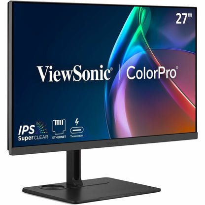 Right Image for ViewSonic VP2776T-2K 27 Inch 1440p ColorPro Monitor, IPS Display with 100W Thunderbolt USB-C, RJ45, DaisyChain, 100% sRGB, HDR400 Pantone Validated for Mac and PC, Advanced Ergonomics