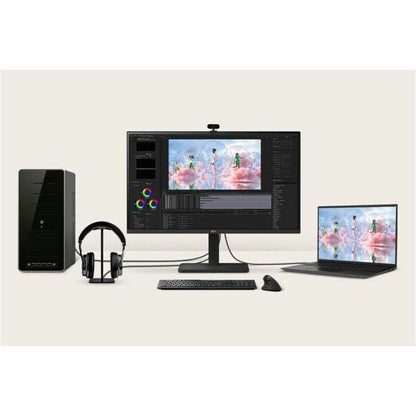 Alternate-Image2 Image for LG 27BA650-I 27" Class Full HD LCD Monitor - 16:9 - Matte Black