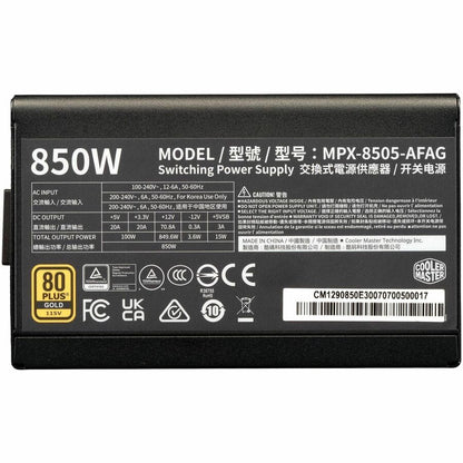 Alternate-Image3 Image for Cooler Master Elite Gold MPX-8505-AFAG 850W Power Supply