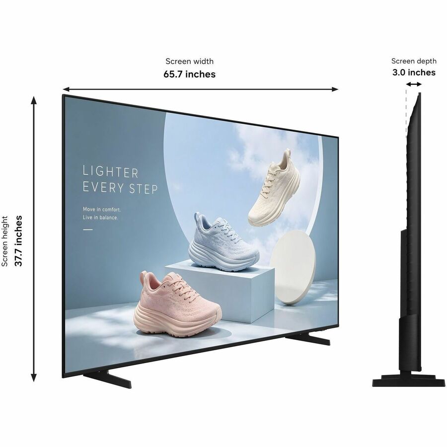 Alternate-Image2 Image for Samsung 75 Inch Business TV BEHX-H