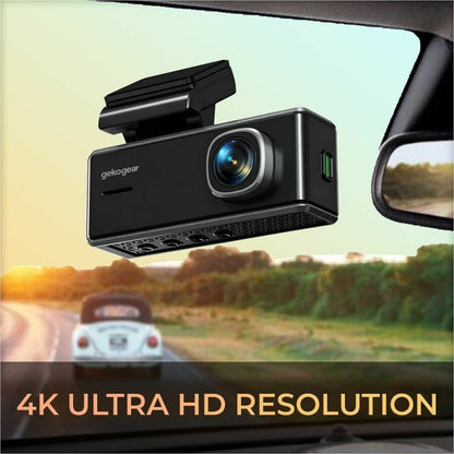 Alternate-Image2 Image for GekoGear 4K Dash Cam with WIFI App Access