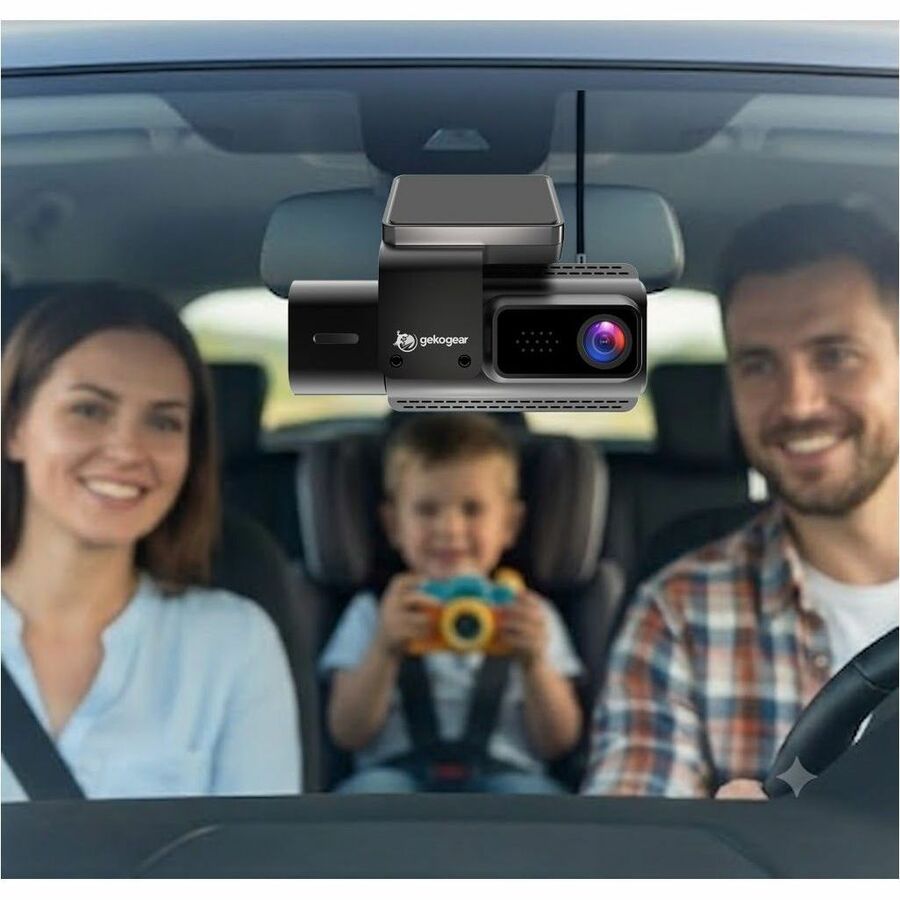 Alternate-Image5 Image for GekoGear 3 Channel 4K Dash Cam with GPS and App Access