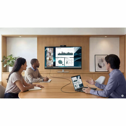 Life-Style Image for Dell Pro P P4326QEB 43" Class Webcam 4K UHD LED Monitor - 16:9 - Black