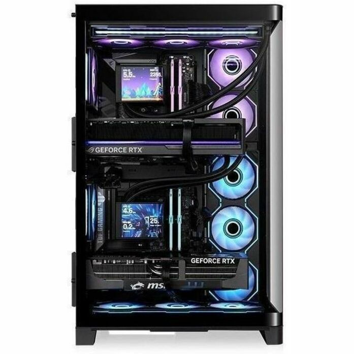 Alternate-Image1 Image for Thermaltake Capo X Dual System Black Chassis with Detachable GPU Brace