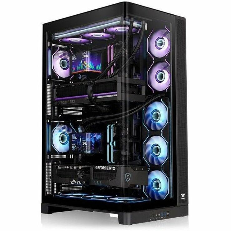 Alternate-Image3 Image for Thermaltake Capo X Dual System Black Chassis with Detachable GPU Brace