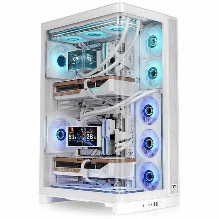 Alternate-Image1 Image for Thermaltake Capo X Dual System Snow Chassis with Detachable GPU Brace