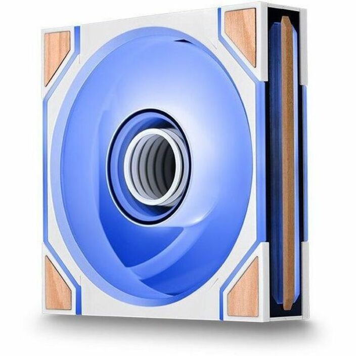 Alternate-Image2 Image for Thermaltake SWAFAN 120 EX INFINITY ARGB Sync PC Cooling Fan Wood Edition - Snow (3-Fan Pack)