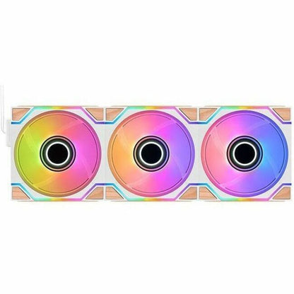 Main Image for Thermaltake SWAFAN 120 EX INFINITY ARGB Sync PC Cooling Fan Wood Edition - Snow (3-Fan Pack)