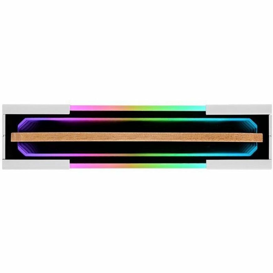 Alternate-Image10 Image for Thermaltake SWAFAN 120 EX INFINITY ARGB Sync PC Cooling Fan Wood Edition - Snow (3-Fan Pack)