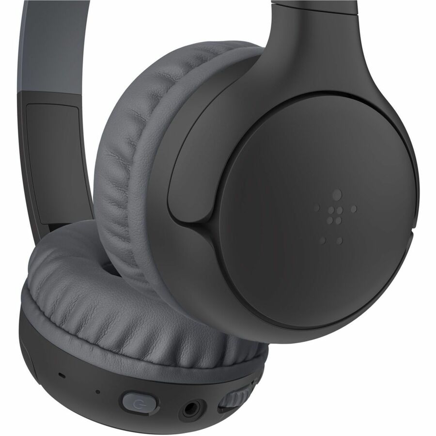 Alternate-Image1 Image for Belkin SoundForm Mini 2 Wireless On-Ear Headphones for Kids, Black