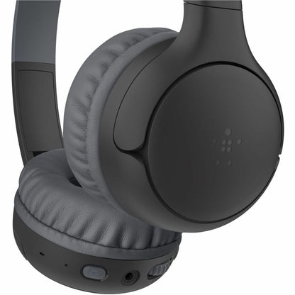 Alternate-Image1 Image for Belkin SoundForm Mini 2 Wireless On-Ear Headphones for Kids, Black