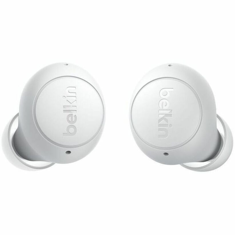 Rear Image for Belkin SoundForm Dot ANC Noise-Cancelling Earbuds, Gray