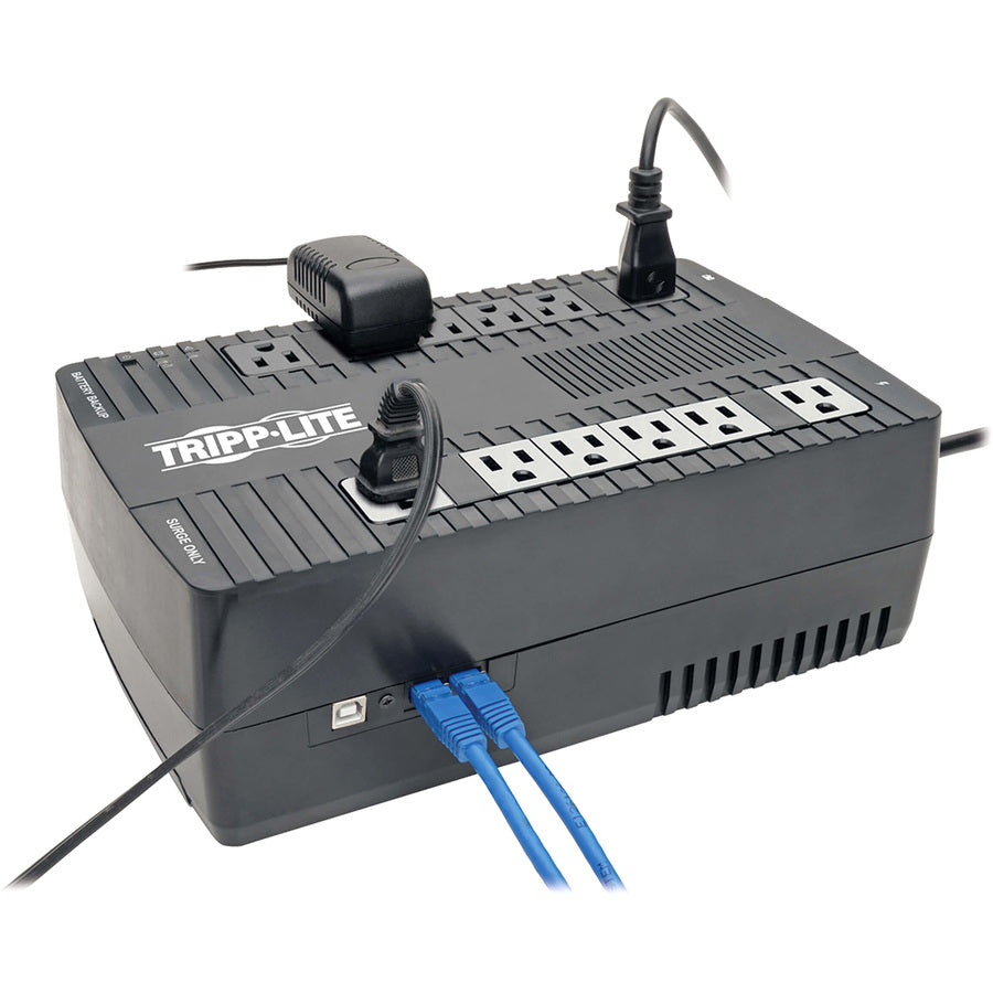 Alternate-Image1 Image for Tripp Lite by Eaton UPS 750VA 450W Line-Interactive UPS - 12 NEMA 5-15R Outlets AVR 120V 50/60 Hz USB Desktop/Wall Mount