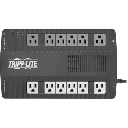 Front Image for Tripp Lite by Eaton UPS 750VA 450W Line-Interactive UPS - 12 NEMA 5-15R Outlets AVR 120V 50/60 Hz USB Desktop/Wall Mount