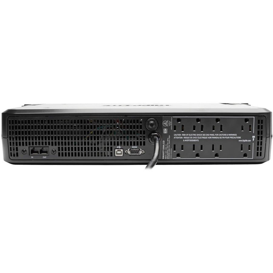 Alternate-Image4 Image for Eaton Tripp Lite Series Smart LCD 1500VA 900W 120V Line-Interactive UPS - 8 Outlets, USB, DB9, 2U Rack/Tower