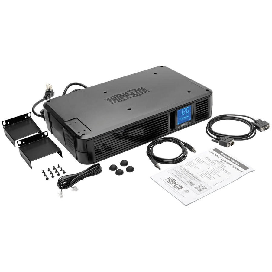 Alternate-Image6 Image for Eaton Tripp Lite Series Smart LCD 1500VA 900W 120V Line-Interactive UPS - 8 Outlets, USB, DB9, 2U Rack/Tower