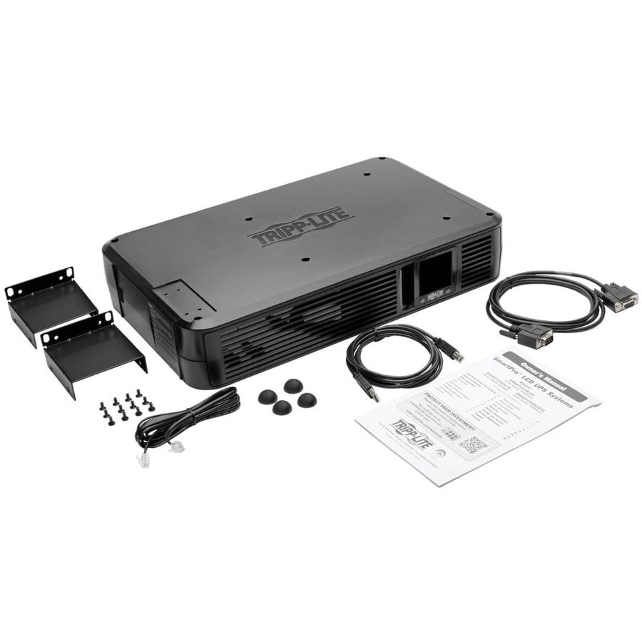 Alternate-Image3 Image for Eaton Tripp Lite Series Smart LCD 1500VA 900W 120V Line-Interactive UPS - 8 Outlets, USB, DB9, 2U Rack/Tower