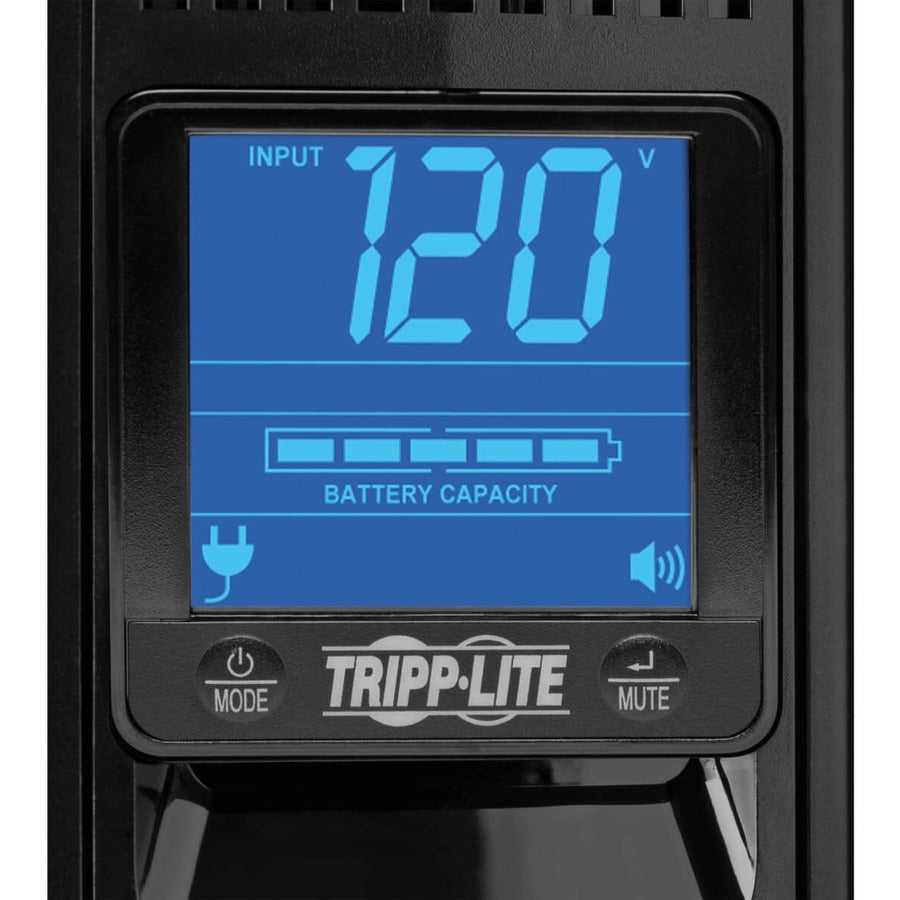 Alternate-Image5 Image for Eaton Tripp Lite Series Smart LCD 1500VA 900W 120V Line-Interactive UPS - 8 Outlets, USB, DB9, 2U Rack/Tower