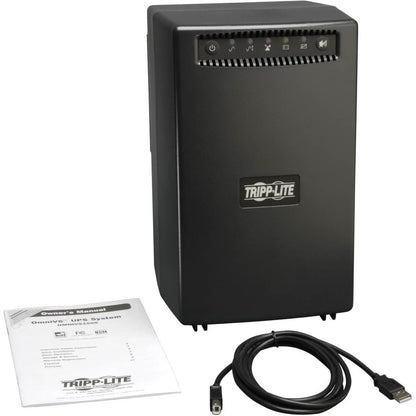 Alternate-Image1 Image for Tripp Lite by Eaton UPS 1500VA 940W Battery Back Up Tower AVR 120V USB RJ11 RJ45 DSL