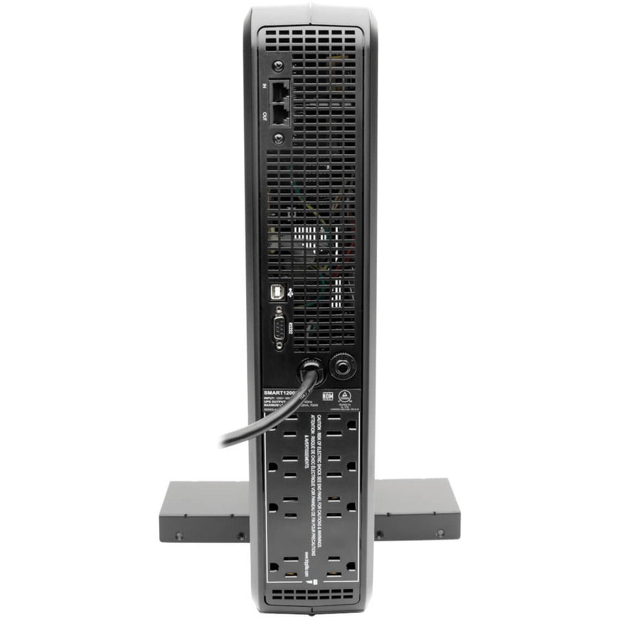 Rear Image for Eaton Tripp Lite Series SmartPro LCD 120V 1200VA 700W Line-Interactive UPS, AVR, 2U Rack/Tower, LCD, USB, DB9 Serial, 8 Outlets