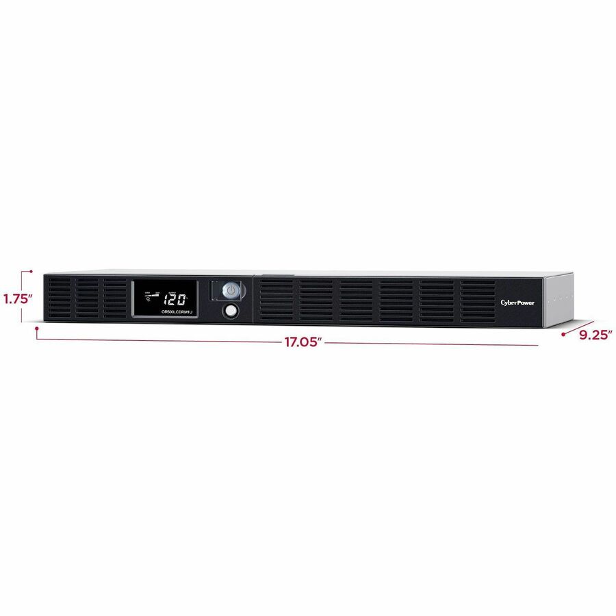 Alternate-Image3 Image for CyberPower OR500LCDRM1U Smart App LCD UPS Systems