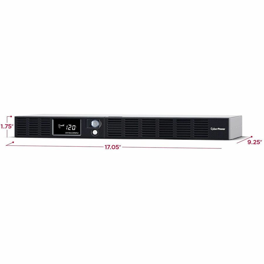 Alternate-Image4 Image for CyberPower OR700LCDRM1U Smart App LCD UPS Systems