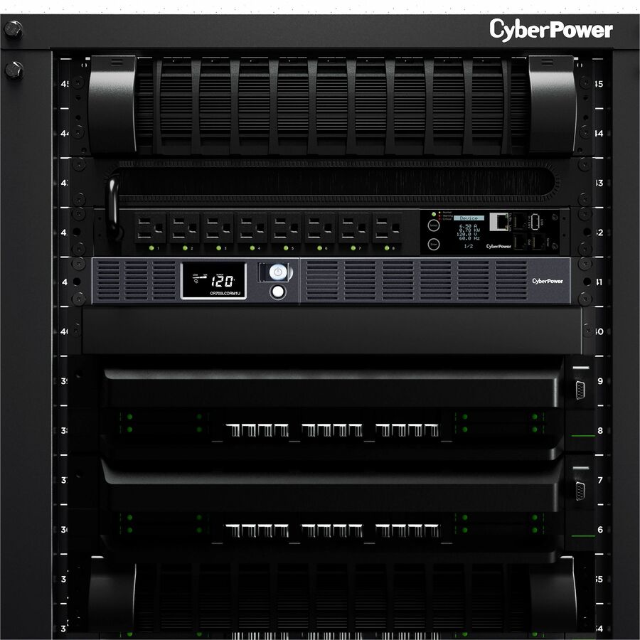 Alternate-Image8 Image for CyberPower OR700LCDRM1U Smart App LCD UPS Systems