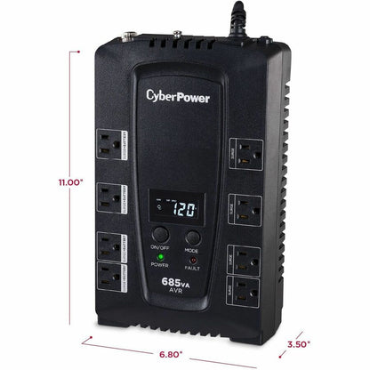 Alternate-Image2 Image for CyberPower CP685AVRLCD Intelligent LCD UPS Systems