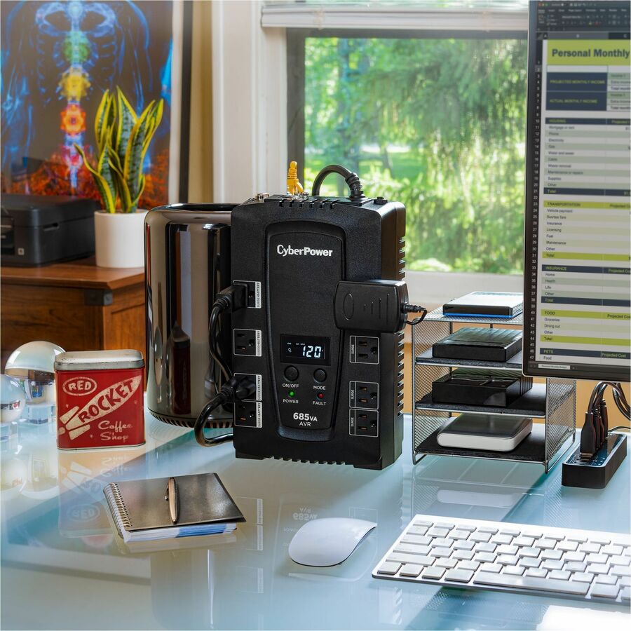 Alternate-Image7 Image for CyberPower CP685AVRLCD Intelligent LCD UPS Systems