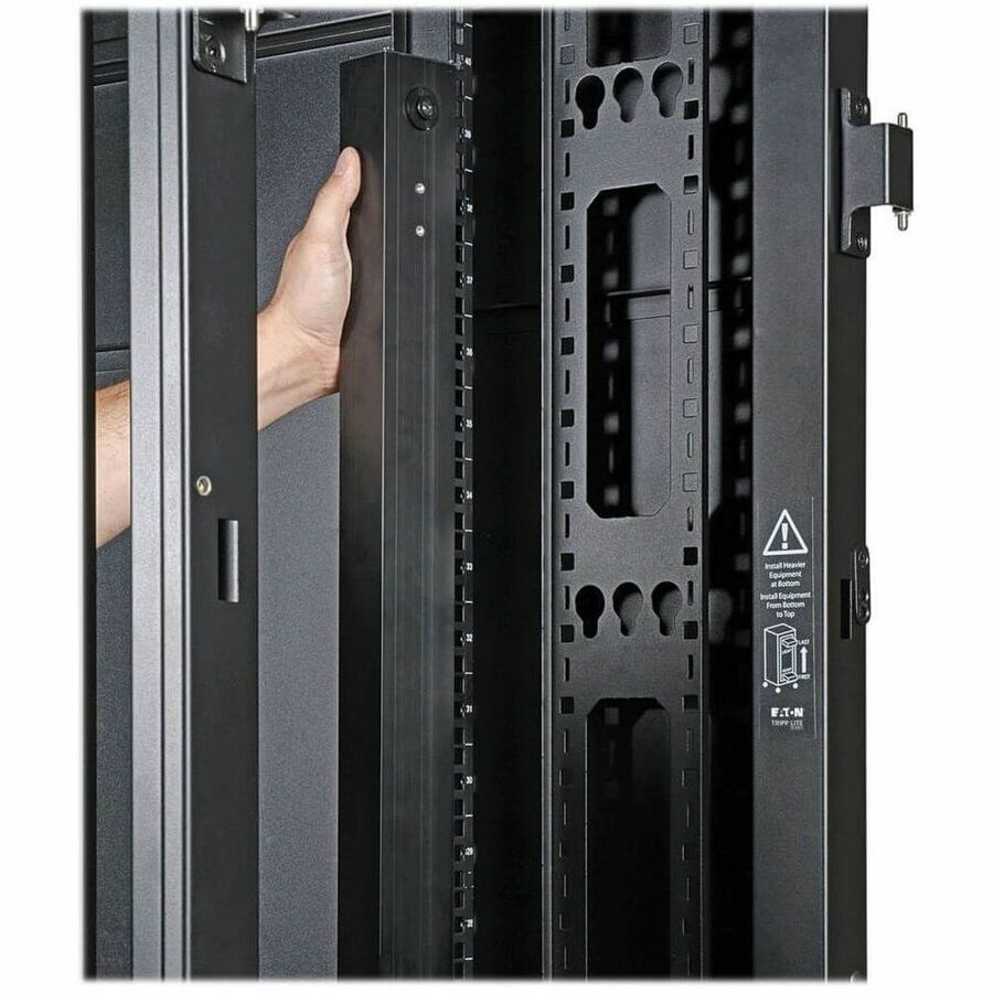 Alternate-Image7 Image for Eaton Tripp Lite Series SmartRack 42U Standard-Depth Rack Enclosure Cabinet with Doors and Side Panels