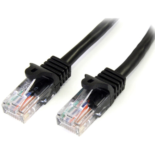 Main Image for StarTech.com 15 ft Black Cat5e Snagless UTP Patch Cable