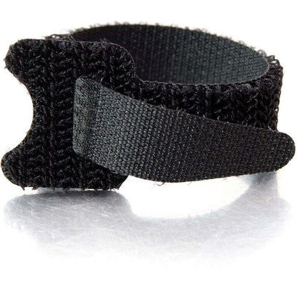 Main Image for C2G 6in Hook and Loop Cable Management Wraps Multipack (12 pack) - Black Cable Wraps