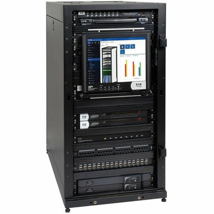Alternate-Image5 Image for Eaton Tripp Lite Series 25U SmartRack Standard-Depth Half-Height Server Rack Enclosure, Doors and Side Panels