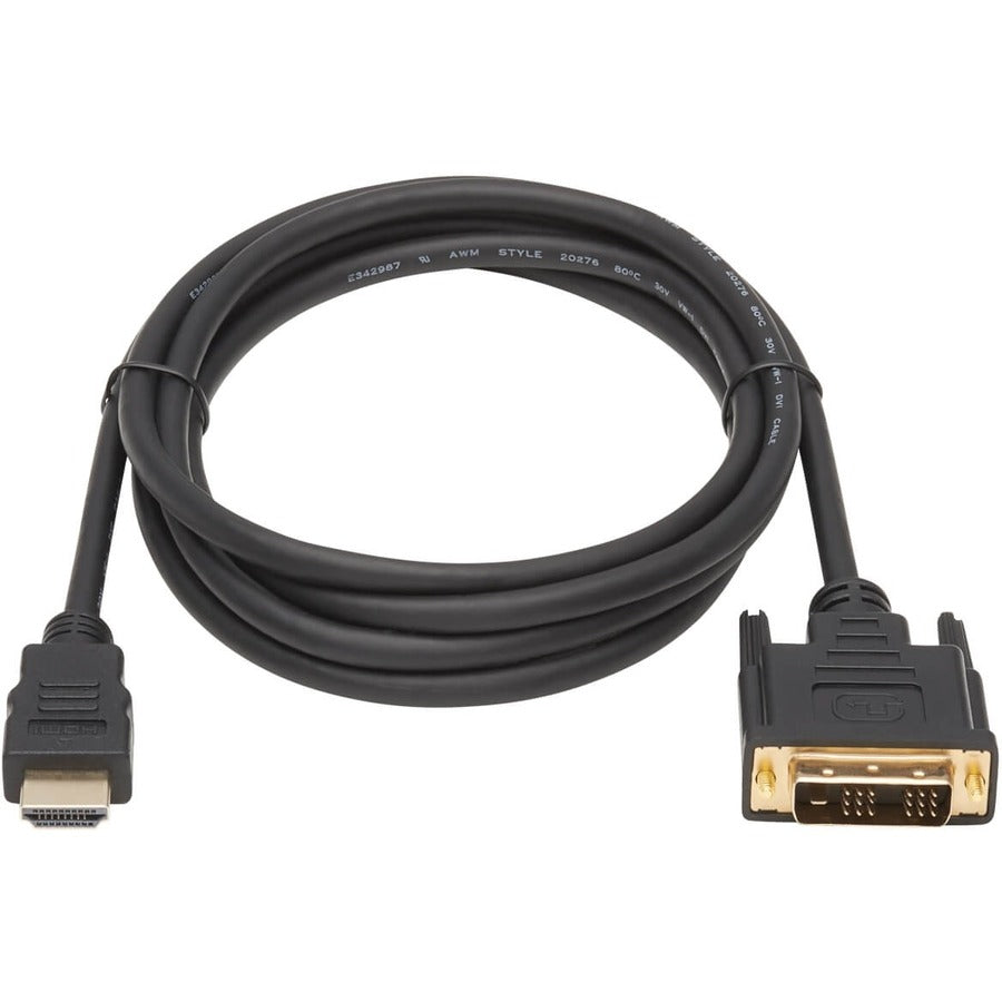 Alternate-Image1 Image for Eaton Tripp Lite Series HDMI to DVI Adapter Cable (HDMI to DVI-D M/M), 6 ft. (1.8 m)