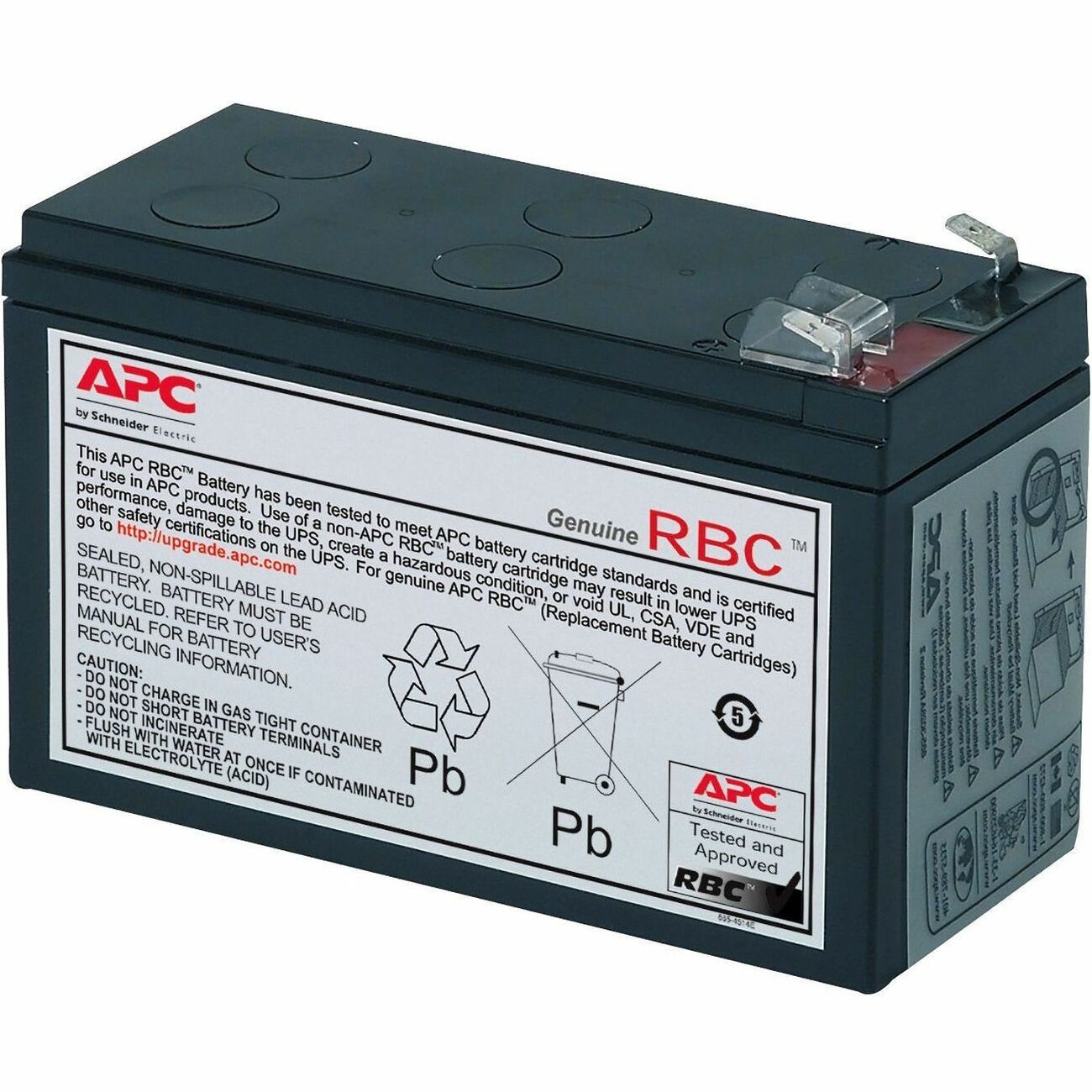 Main Image for APC Replacement Battery Cartridge for Back-UPS, 12V 9Ah lead-acid battery, 2-year repair or replace warranty