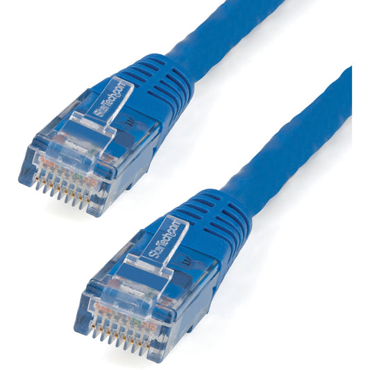 Main Image for StarTech.com 15ft CAT6 Ethernet Cable - Blue Molded Gigabit - 100W PoE UTP 650MHz - Category 6 Patch Cord UL Certified Wiring/TIA