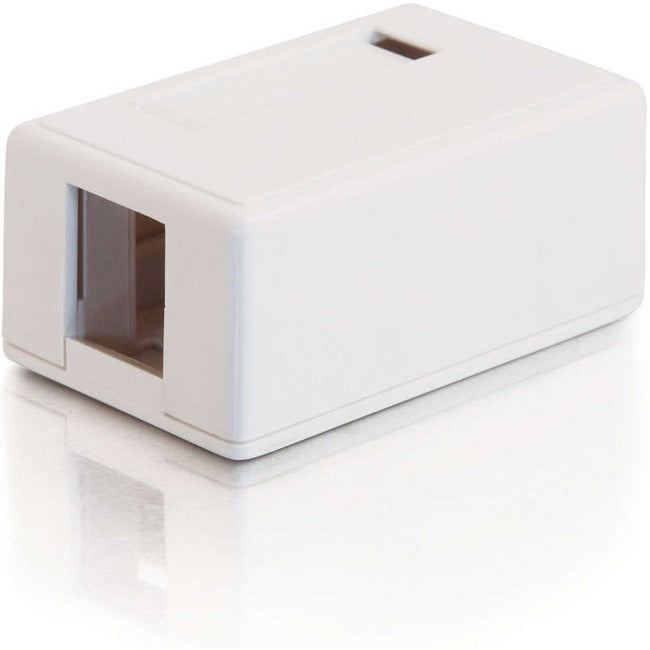 Main Image for C2G 1-Port Keystone Jack Surface Mount Box - White