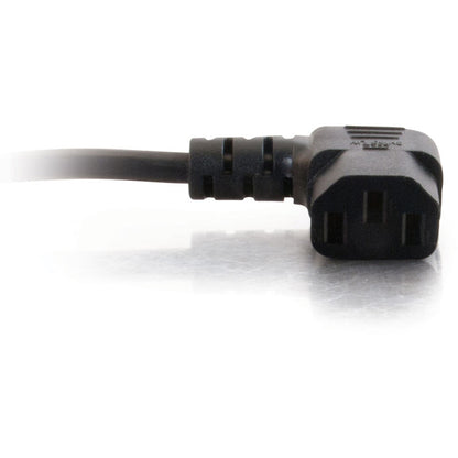 Alternate-Image3 Image for C2G 10ft Universal Right Angle Power Cord - 18AWG - NEMA 5-15P to IEC320C13R - TAA Compliant