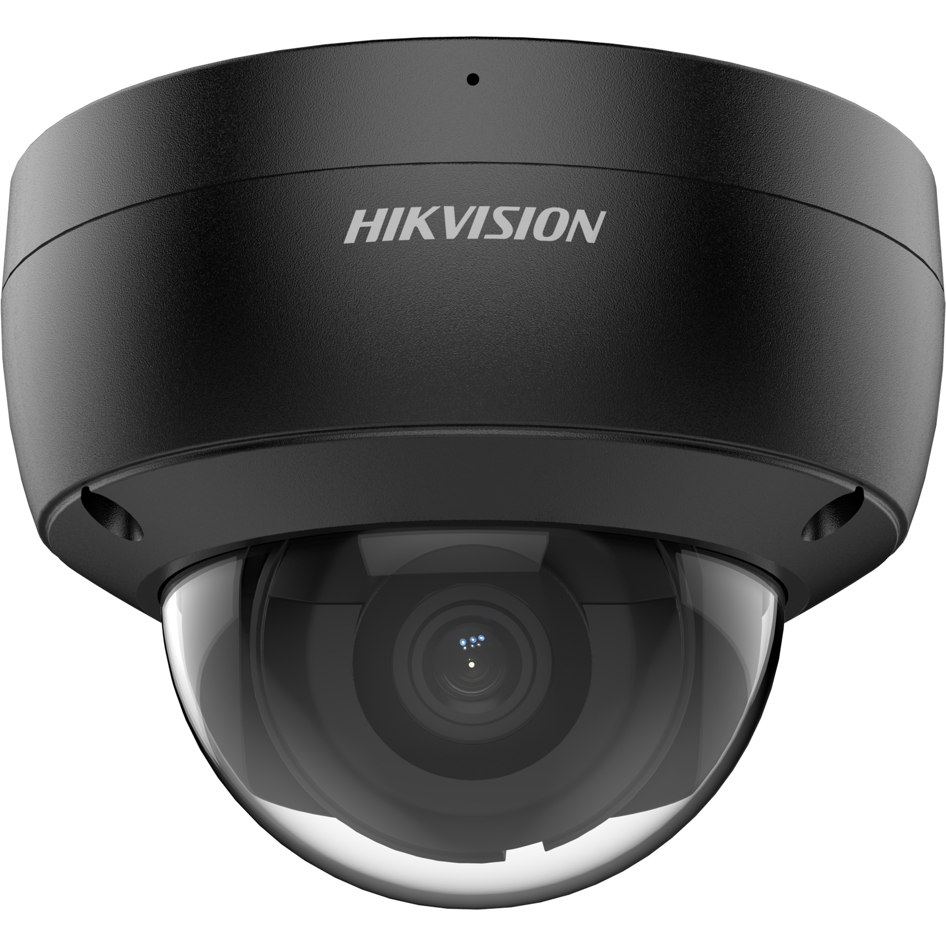 Hikvision DS-2CD2143G2-IU 4MP black IP dome camera with IR night vision and built-in audio