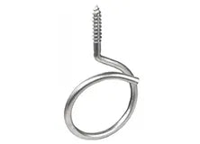 Garvin BR-125-WS 1-1/4" Bridle Ring - Wood Screw Thread, Metal, Low Voltage Cable Support (5 Pack)