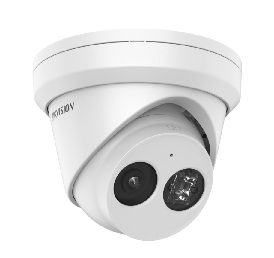 Hikvision 4MP Turret Camera with 2.8mm lens, EXIR night vision, and AcuSense technology
