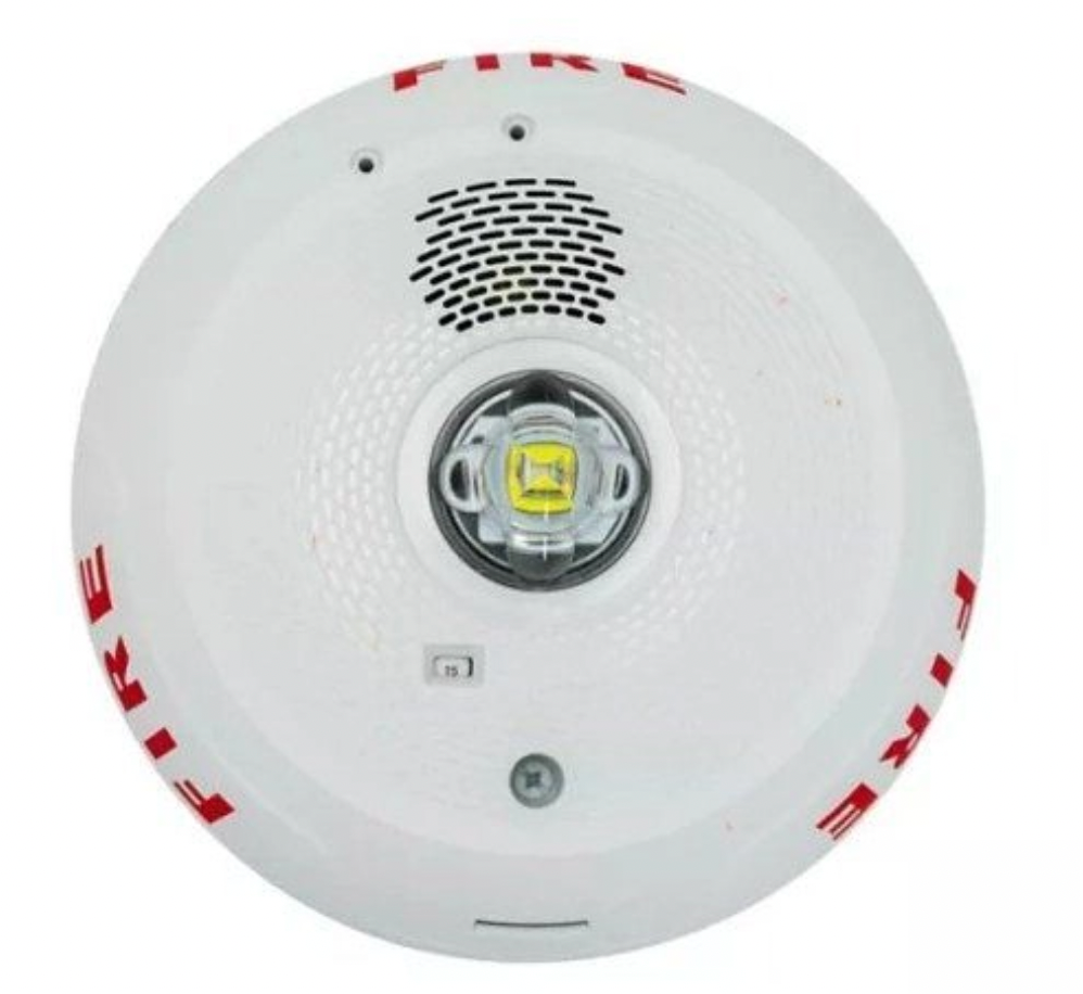 System Sensor PC2WLED white horn strobe front view