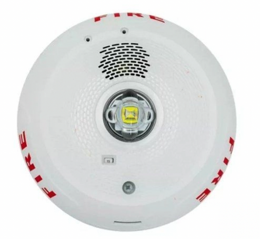 System Sensor PC2WLED white horn strobe front view
