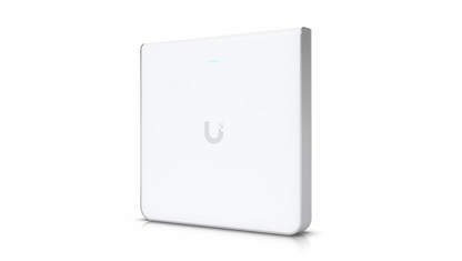 Ubiquiti U6 Enterprise In-Wall access point – front view angled